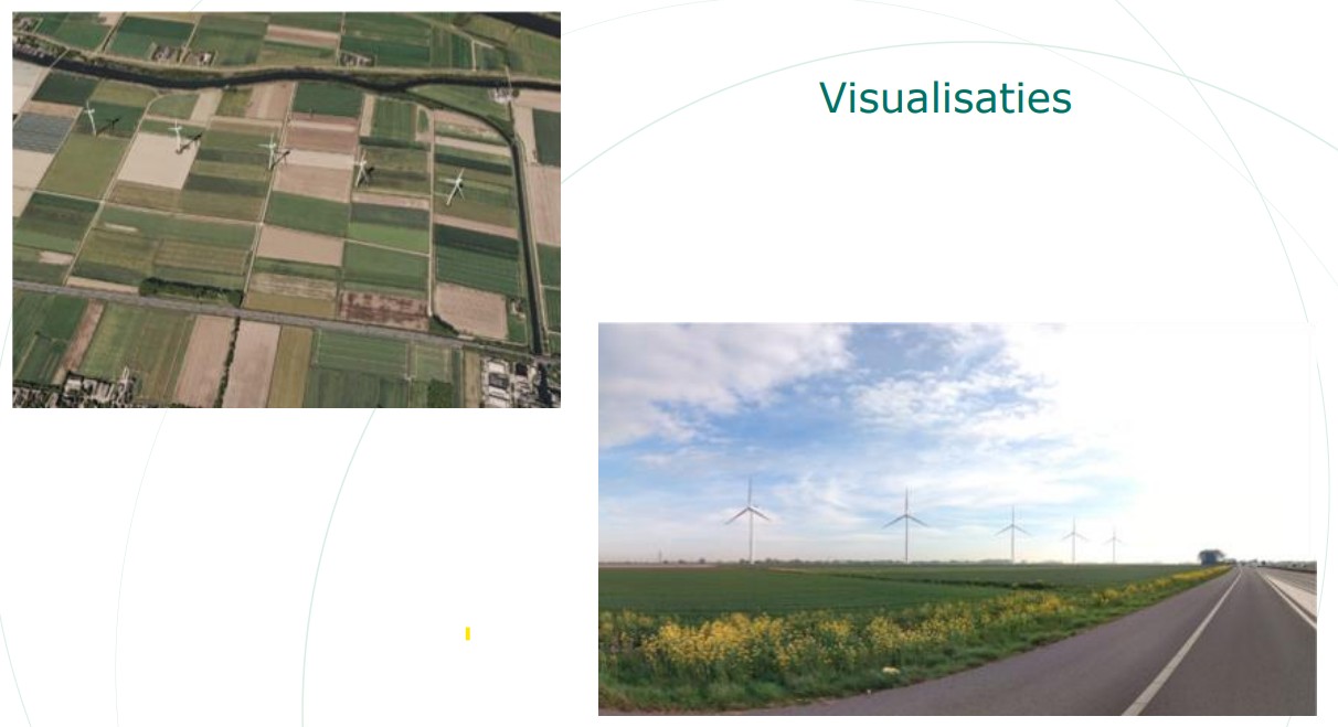Visualisatie_windmolenpark Waspik Energieneutraal in 2040